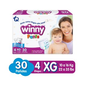 PAÑALES WINNY PANTS ETAPA 4 BOLSA X 30 UNDS