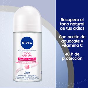 DESODORANTE NIVEA ACLARADO NATURAL ROLLON 50 ML