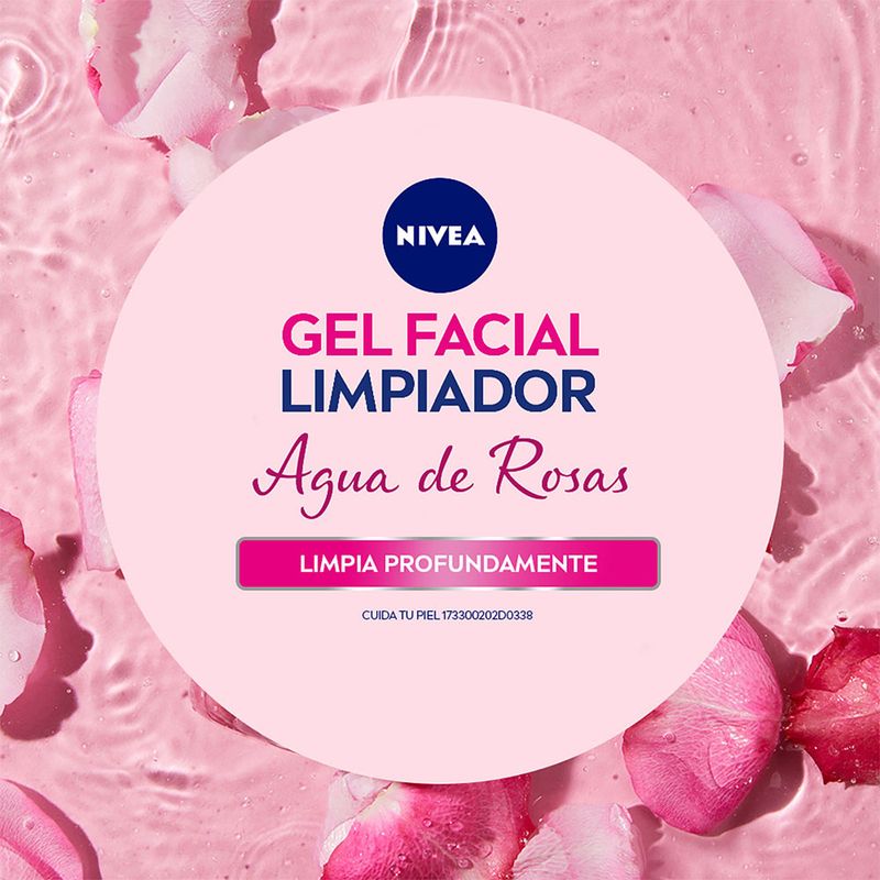 ESPUMA LIMPIADORA FACIAL NIVEA AGUA DE ROSAS 150 ML.