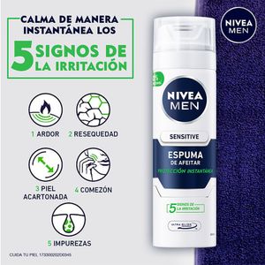 ESPUMA AFEITAR NIVEA MEN SENSITIVE FRASCO 200 ML