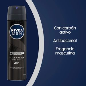 DESODORANTE NIVEA MEN DEEP AEROSOL 150 ML