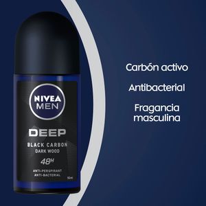 DESODORANTE NIVEA MEN DEEP ROLLON 50 ML