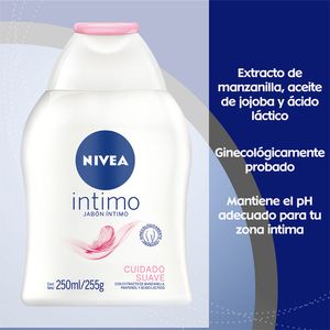 JABON INTIMO NIVEA CUIDADO SUAVE FRASCO 250 ML