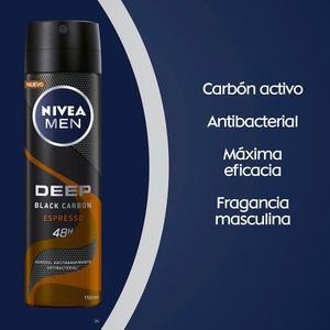 DESODORANTE NIVEA DEPP ESPRESSO SPRAY FRASCO 150 ML