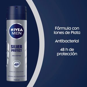 DESODORANTE NIVEA SILVER SPRAY X 2 UNDS