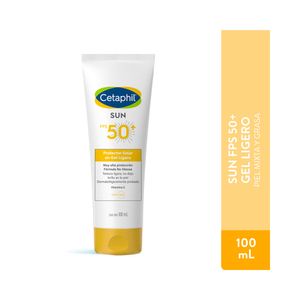 PROTECTOR SOLAR GEL LIGERO SUN CETAPHIL SPF 50 CAJA 100 ML
