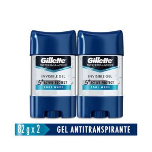 DESODORANTE GEL GILLETTE ENDURANCE CW P.E BARRA 2 X 85 G