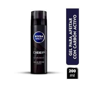 GEL NIVEA MEN DEEP CLEAN SHAVE FRASCO 200 ML