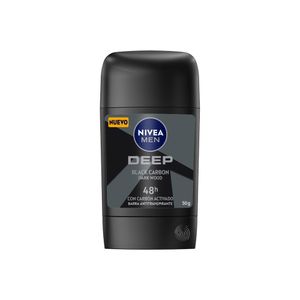 DESODORANTE NIVEA DEO MEN DEEP BLACK CARBO BARRA 50 G