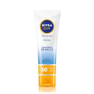 PROTECTOR SOLAR NIVEA SUN CONTROL BRILLO SPF 50 TUBO 50 ML