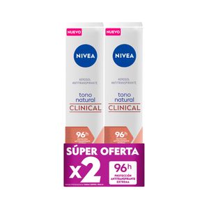 DESODORANTE NIVEA CLINICAL SPRAY 150ML OFERTA 2 X 150ML