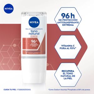 DESODORANTE NIVEA CLINICAL TONO NATURAL ROLLON 50 ML