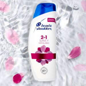 SHAMPOO HYS 2EN1 SUAVE Y MANEJABLE FRASCO 375 ML+180 ML