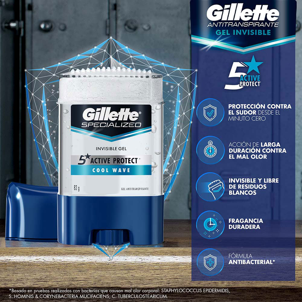  Gillette Endurance Antitranspirante y desodorante : Belleza y  Cuidado Personal