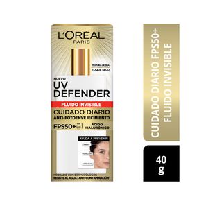 LOREAL UV FLUIDO INVISIBLE PROTECTOR SOLAR SPF 50+ FRASCO 40 G