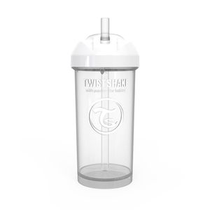 VASO PITILLO BEBE TWISTSHAKE 6+M BLANCO CAJA 360 ML
