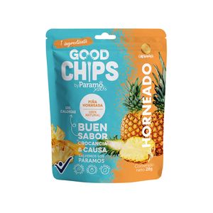 GOOD CHIPS PIÑA HORNEADA PAQUETE 28 G