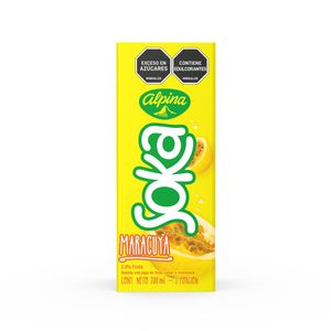 BEBIDA SOKA MARACUYA TETRAPACK 200 ML