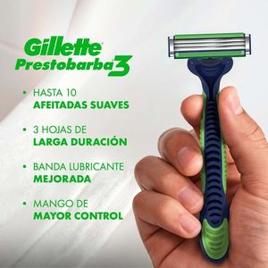 MAQUINA DE AFEITAR PRESTOBARBA3 SENSECARE