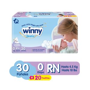 PAÑALES WINNY ULTRATRIM GOLD SENS.ET 0