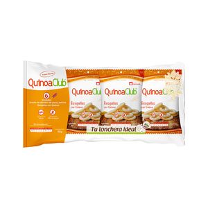 QUINUACLUB SNACK 12 G NATURAL PAQUETE X 6 UNDS