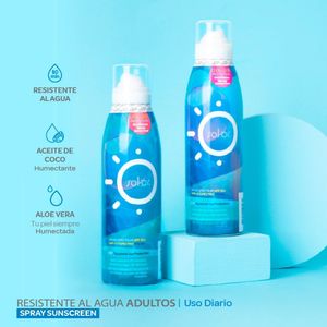 SOLOR RESISTENTE AL AGUA SPRAY SPF 50+ FRASCO 177 ML