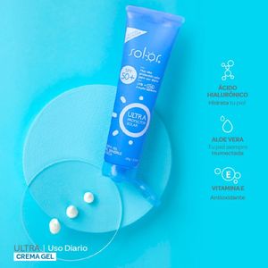 SOLOR ULTRA LUMINATE NORM/SEC SPF 50 CAJA 60 G