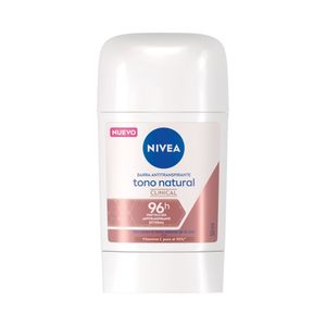 DESODORANTE NIVEA CLINICAL TONO MUJER NATURAL BARRA 50 ML