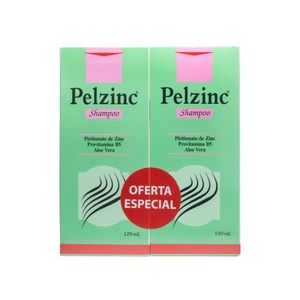 PELZINC SHAMPOO 120 ML OFERTA X 2 UNDS