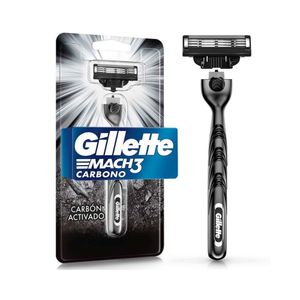 MAQUINA GILLETTE MACH3 CARBONO CAJA X 1 UND