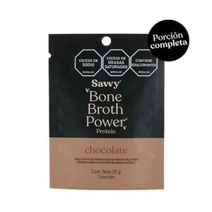 SAVVY BONE BROTH POWER CHOCOLATE SACHET 25 G
