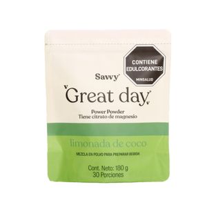 SAVVY GREAT DAY LIMONADA DE COCO TARRO 210 G