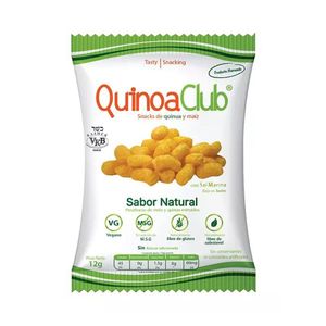 QUINOACLUB SNACKS NATURAL 12 G
