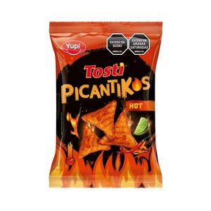 TOSTI PICANTIKOS HOT YUPI PAQUETE 160 G