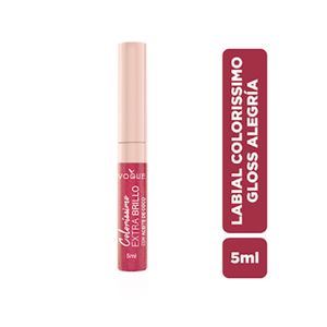LABIAL LIQUIDO VOGUE COLORISS EXTRA BRILLO ALEGRIA TUBO 5 ML