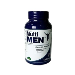 ALFA VITAMINS MULTI-MEN TABLETAS 100 MG FRASCO X 100 UNDS