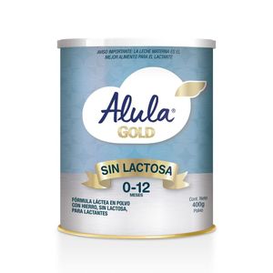 ALULA GOLD SIN LACTOSA LATA 400 G