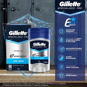 DESODORANTE GEL GILLETTE SPECIALIZED PRO COOL CAJA 45 G