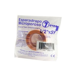 ESPARADRAPO MICROPOROSO 1/2 X 5 BEGUT COLOR PIEL CAJA X 1 UND