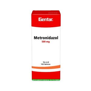 METRONIDAZOL GENFAR TABLETAS 500 MG