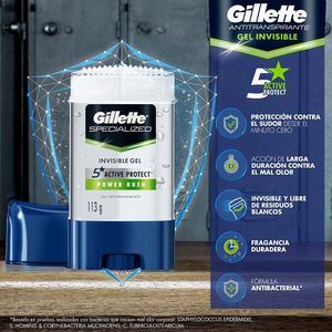 DESODORANTE GEL GILLETTE POWER RUSH BARRA 113 G