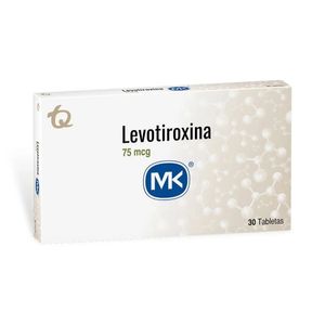 LEVOTIROXINA MK TABLETAS 75 MCG
