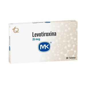 LEVOTIROXINA MK TABLETA 25 MCG CAJA X 30 UNDS