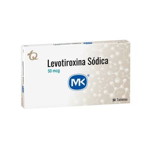 LEVOTIROXINA MK TABLETA 50 MCG CAJA X 30 UNDS