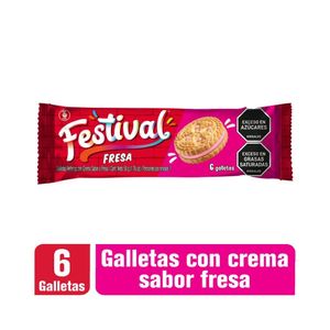 GALLETA FESTIVAL FRESA FRACCION 50 G