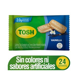 GALLETA TOSH VAINILLA FRACCION 24 G