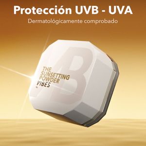 POLVO TRANSLUCIDO UNIVERSAL VIBES THE SUNSETTING POWDER CAJA 10 G