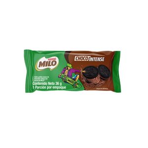 GALLETA MILO SANDWICH CHOCO INTENSE FRACCION 36 G