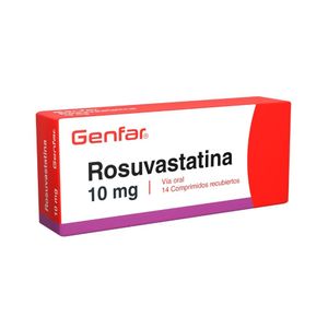 ROSUVASTATINA GENFAR TABLETAS 10 MG