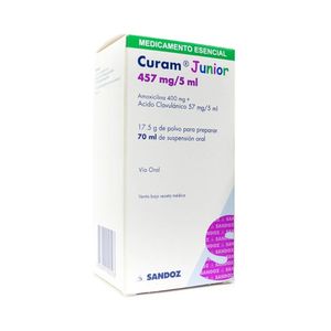 CURAM JUNIOR SUSPENSION 457 MG CAJA 70 ML